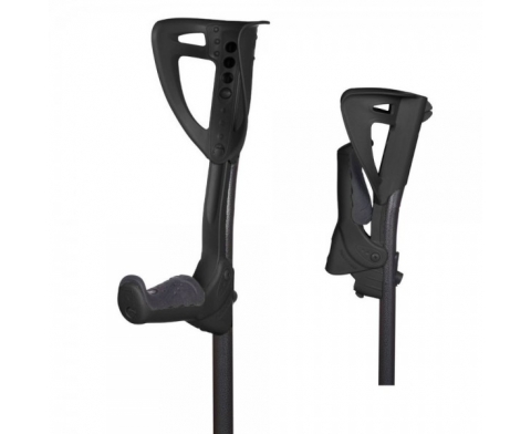 Βακτηρία Αγκώνος Με Πτυσσόμενη λαβή Ergotech Μαύρη - 6