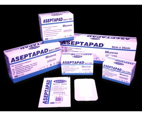 Αυτοκόλλητα  επιθέματα ASEPTAPAD  5 χ 9 (non woven) - 1